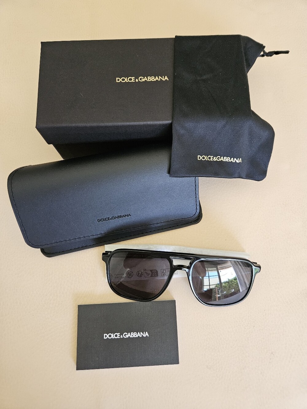 Dolce & Gabanna Pilot Sunglasses Men - Picture 3 of 14